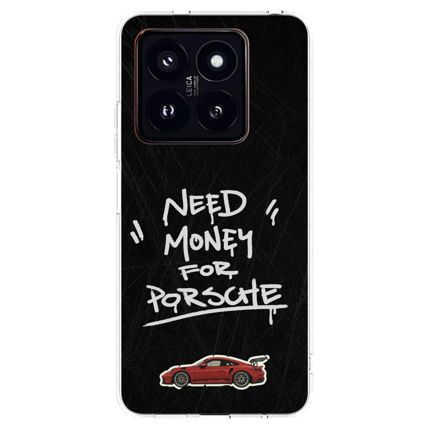 Picasee Xiaomi 14 Pro Hülle - Transparentes Silikon - Dark Racer