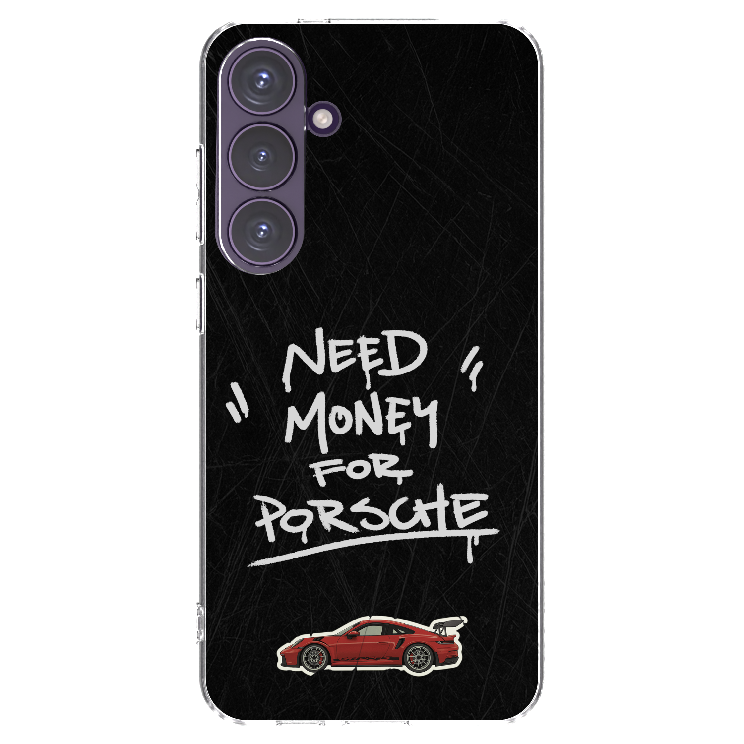 Picasee Samsung Galaxy S24+ S926B 5G Hülle - Transparentes Silikon - Dark Racer