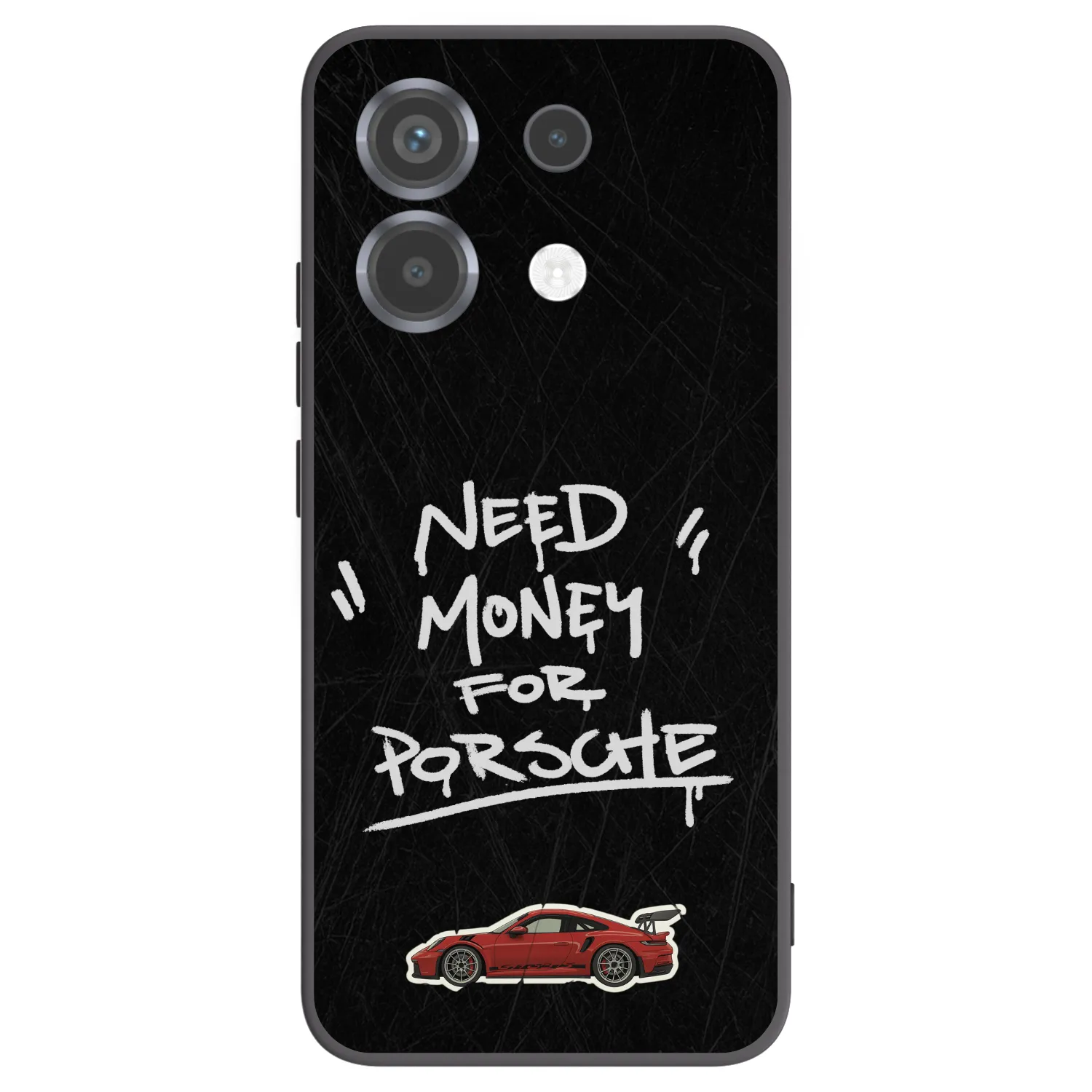 Picasee Xiaomi Poco X6 Hülle - Schwarzes Silikon - Dark Racer