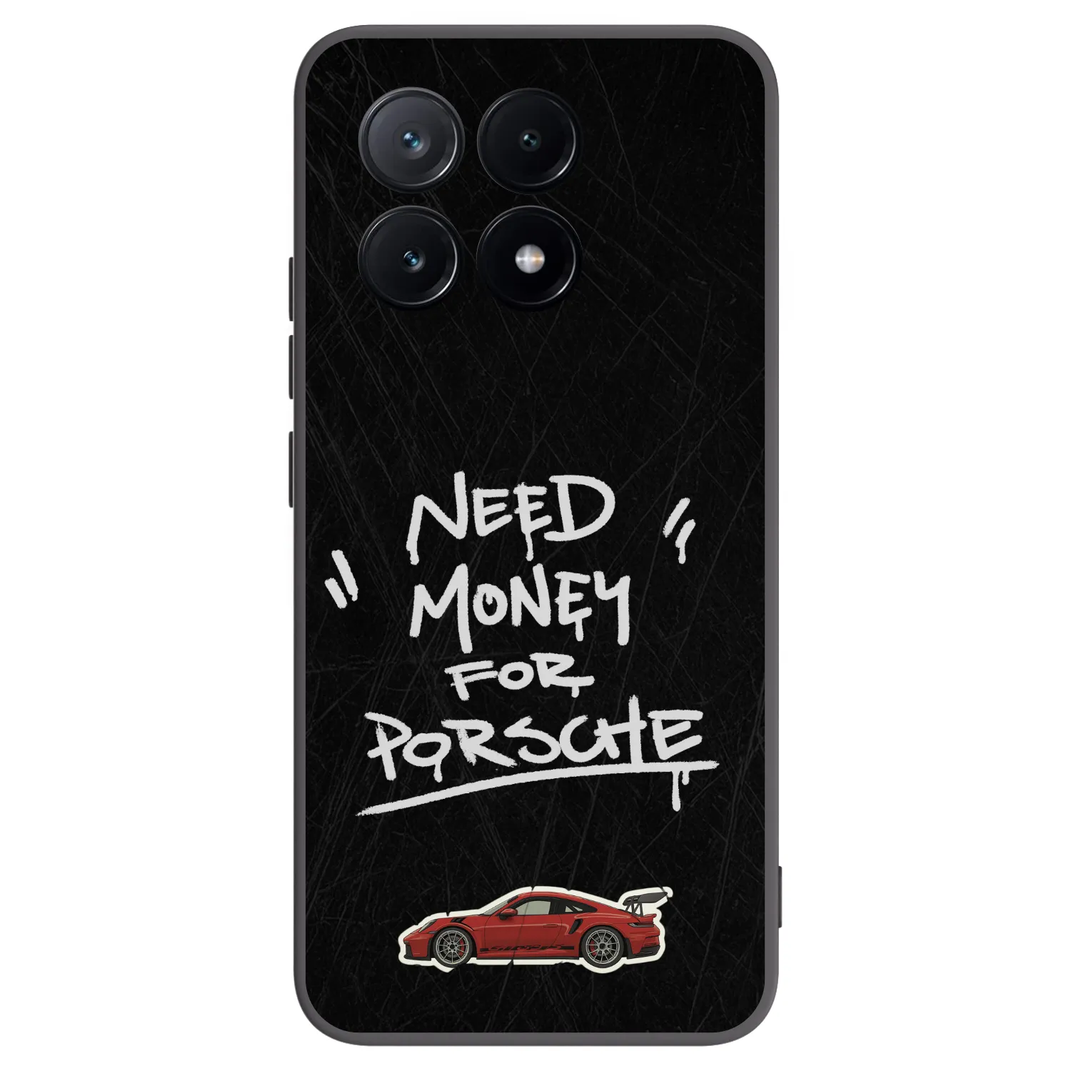 Picasee Xiaomi Poco X6 Pro Hülle - Schwarzes Silikon - Dark Racer