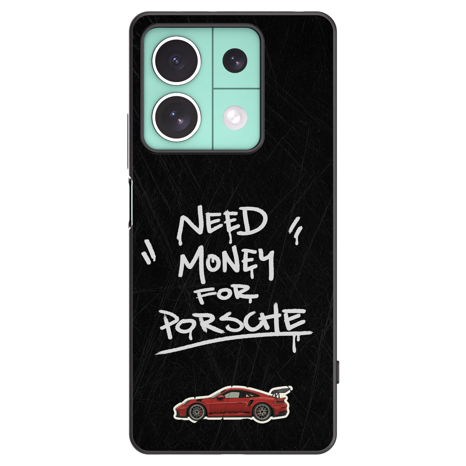 Picasee Xiaomi Redmi Note 13 5G Hülle - Schwarzes Silikon - Dark Racer
