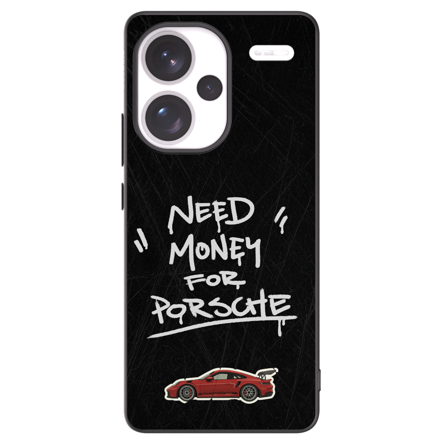 Picasee Xiaomi Redmi Note 13 Pro+ 5G Hülle - Schwarzes Silikon - Dark Racer