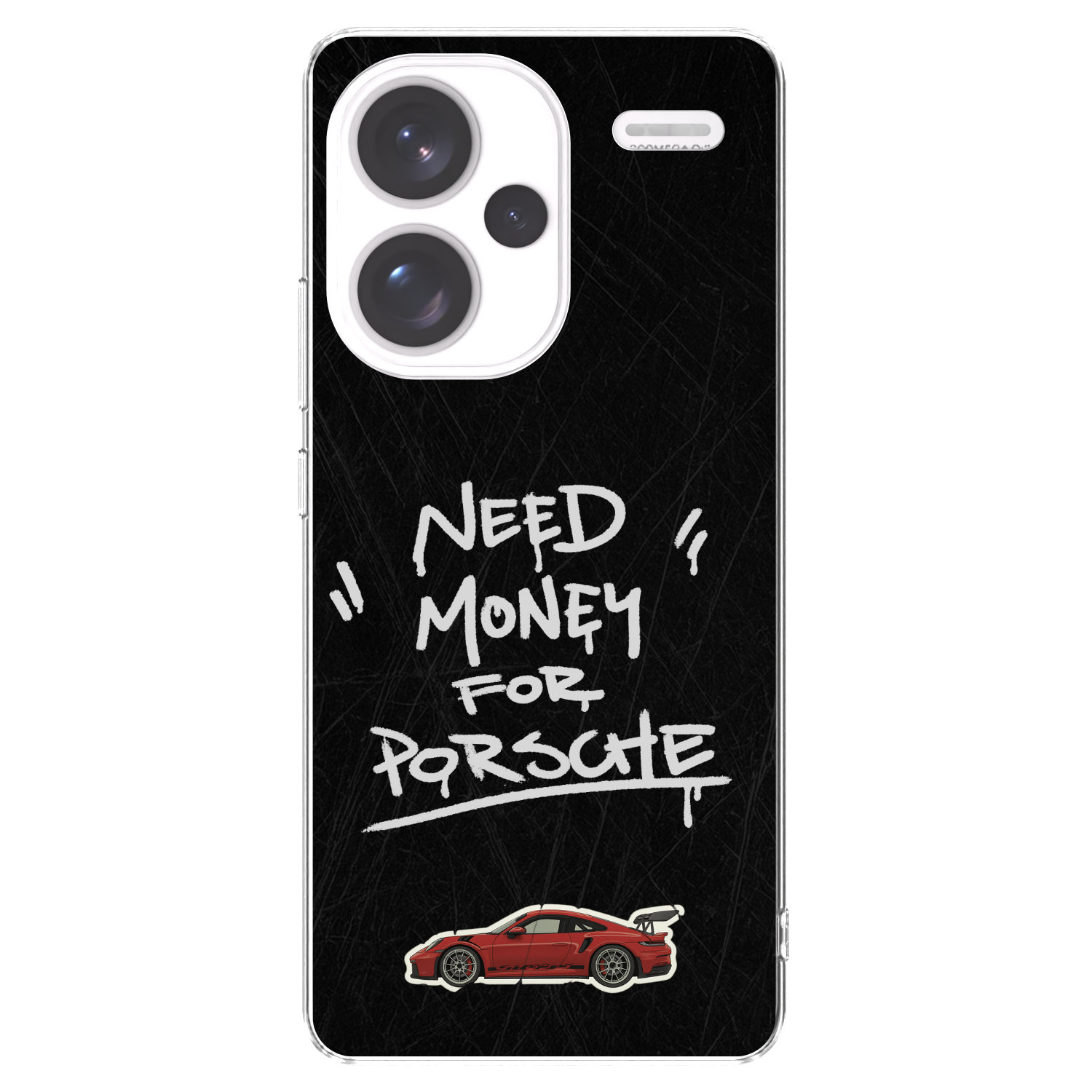 Picasee Xiaomi Redmi Note 13 Pro+ 5G Hülle - Transparentes Silikon - Dark Racer
