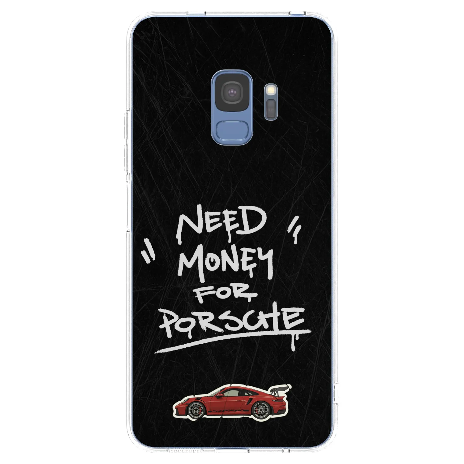 Picasee Samsung Galaxy S9 G960F Hülle - Transparentes Silikon - Dark Racer