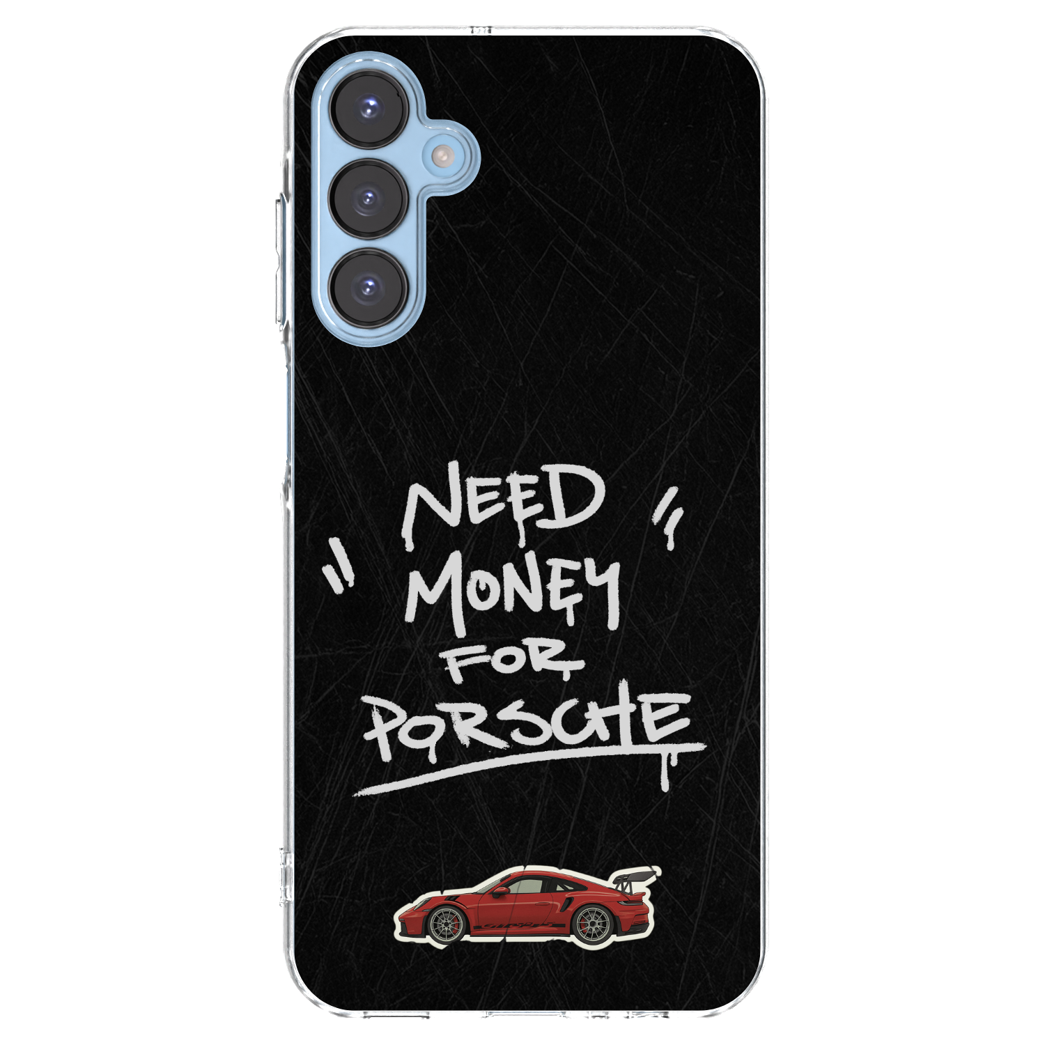 Picasee Samsung Galaxy A15 A156B 5G Hülle - Transparentes Silikon - Dark Racer