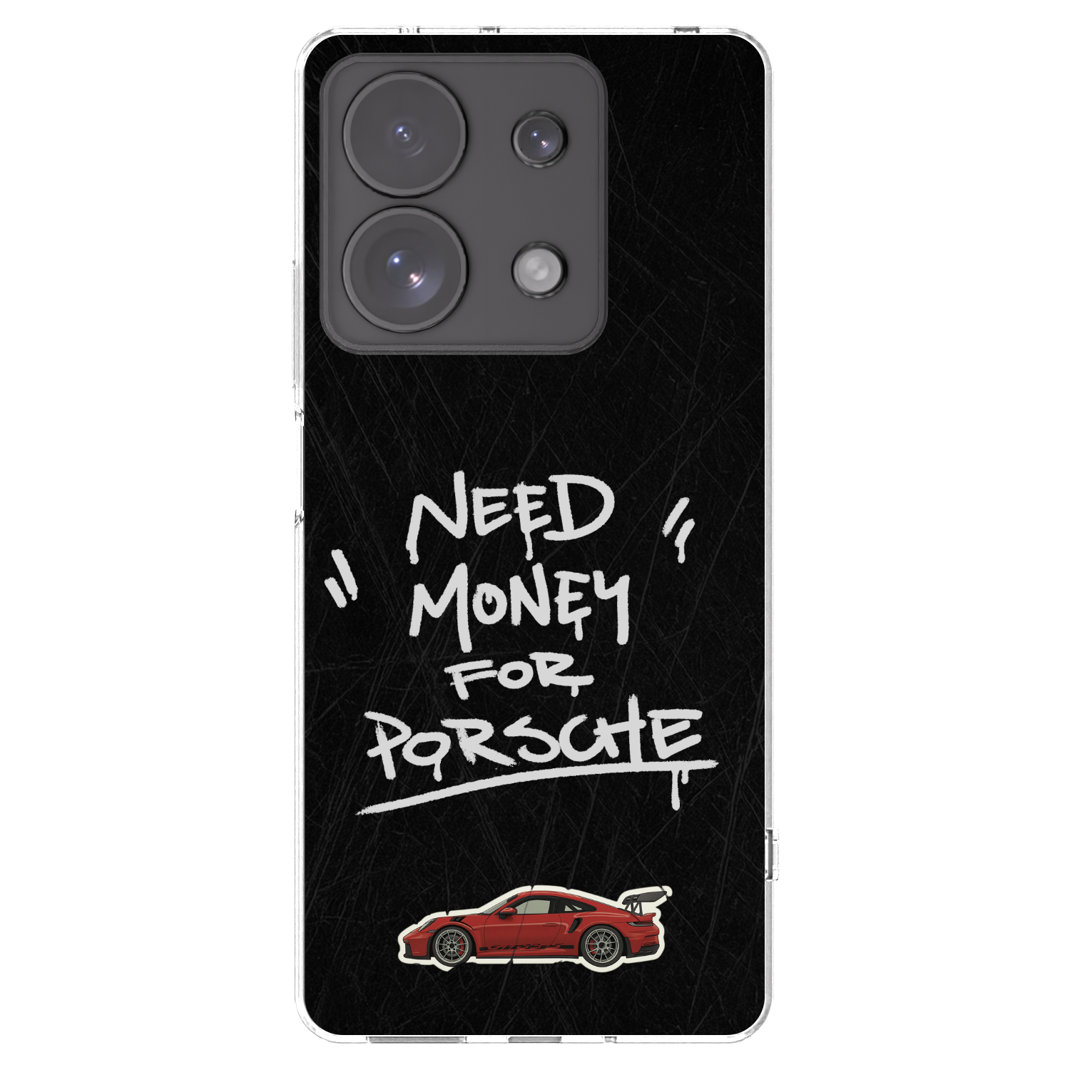 Picasee Xiaomi Redmi Note 13 Pro 4G Hülle - Transparentes Silikon - Dark Racer