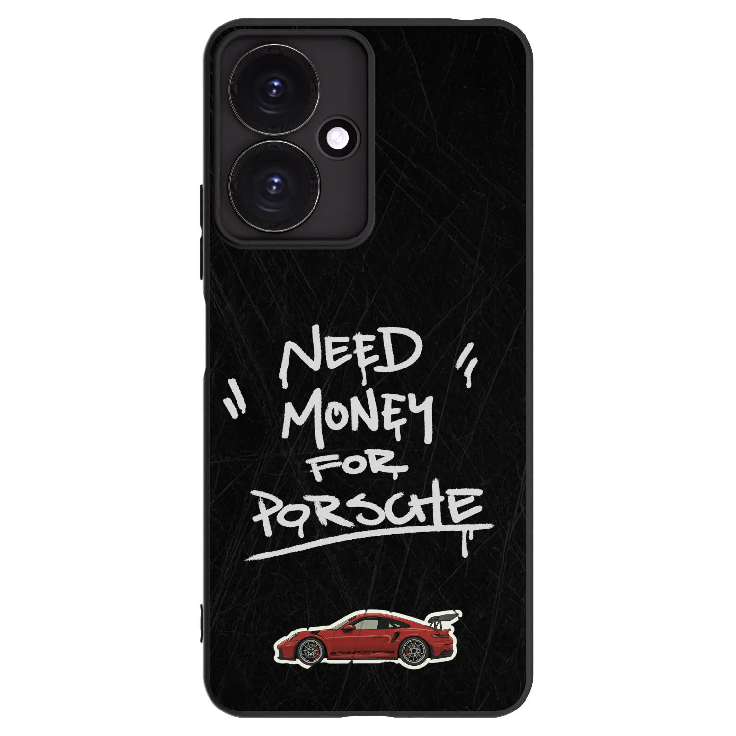 Picasee Xiaomi Redmi 13C 5G Hülle - Schwarzes Silikon - Dark Racer