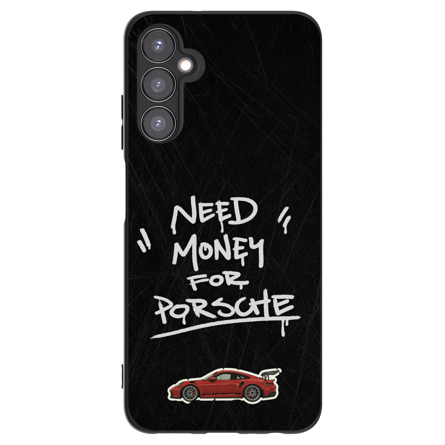 Picasee Samsung Galaxy A05s A057G Hülle - Schwarzes Silikon - Dark Racer
