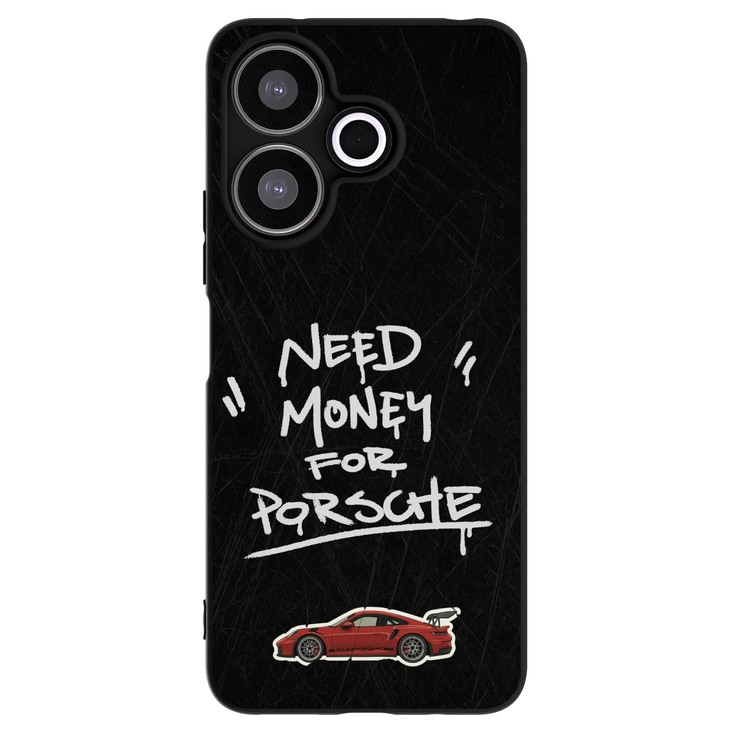 Picasee Xiaomi Redmi 13 4G Hülle - Schwarzes Silikon - Dark Racer