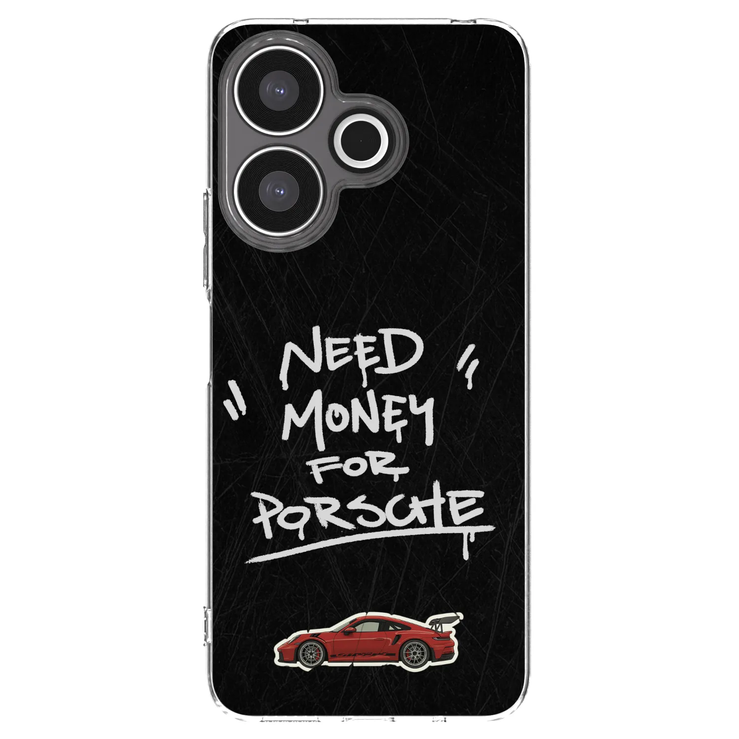 Picasee Xiaomi Redmi 13 4G Hülle - Transparentes Silikon - Dark Racer