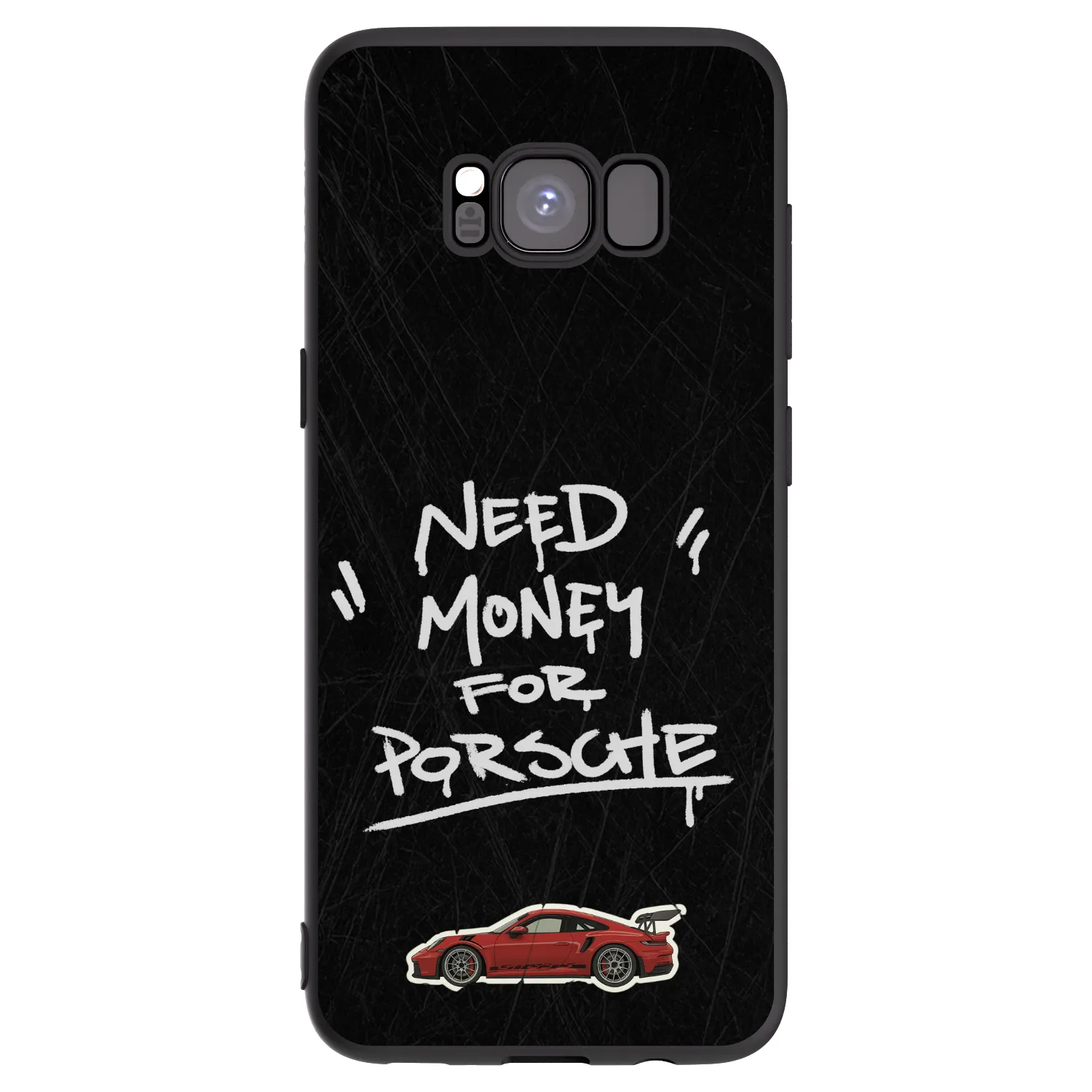 Picasee Samsung Galaxy S8 G950F Hülle - Schwarzes Silikon - Dark Racer