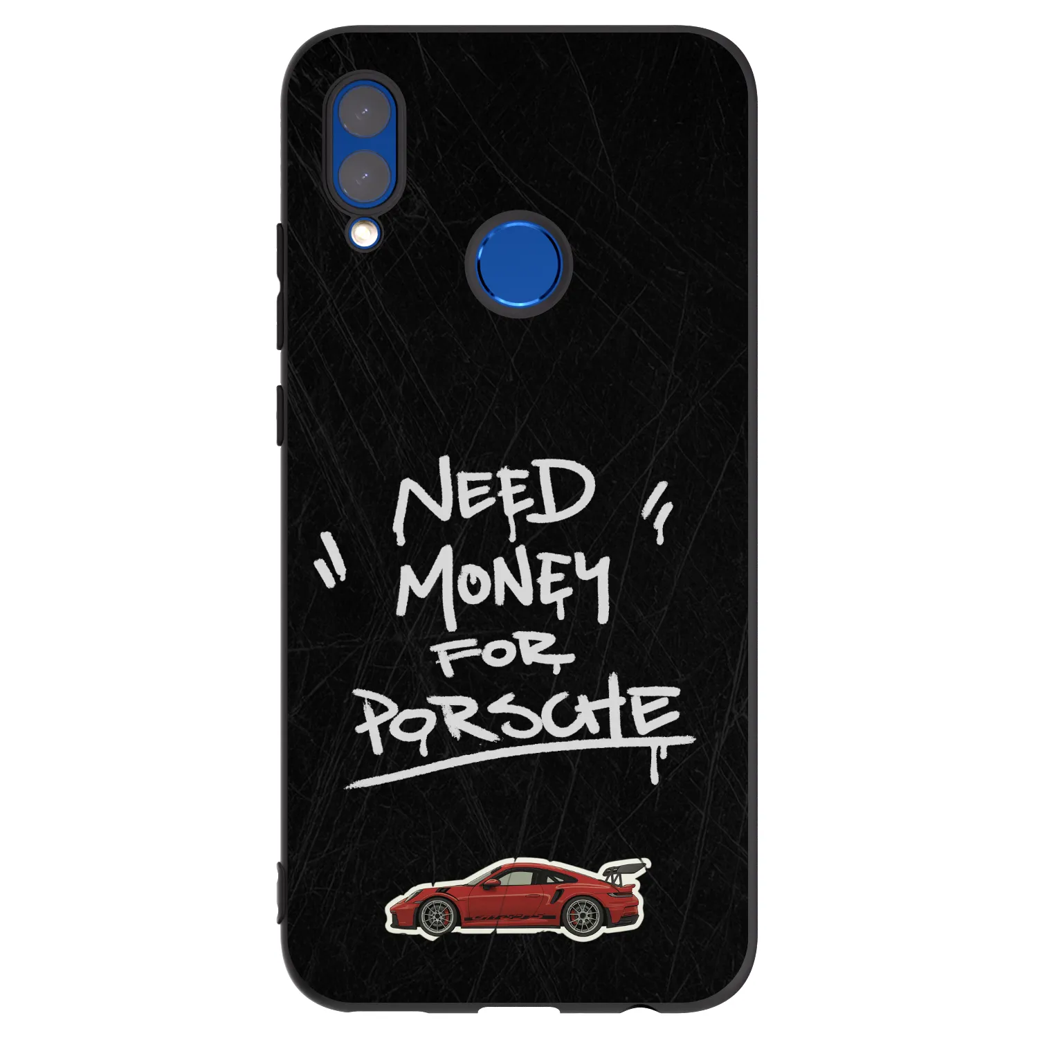 Picasee Honor 10 Lite Hülle - Schwarzes Silikon - Dark Racer