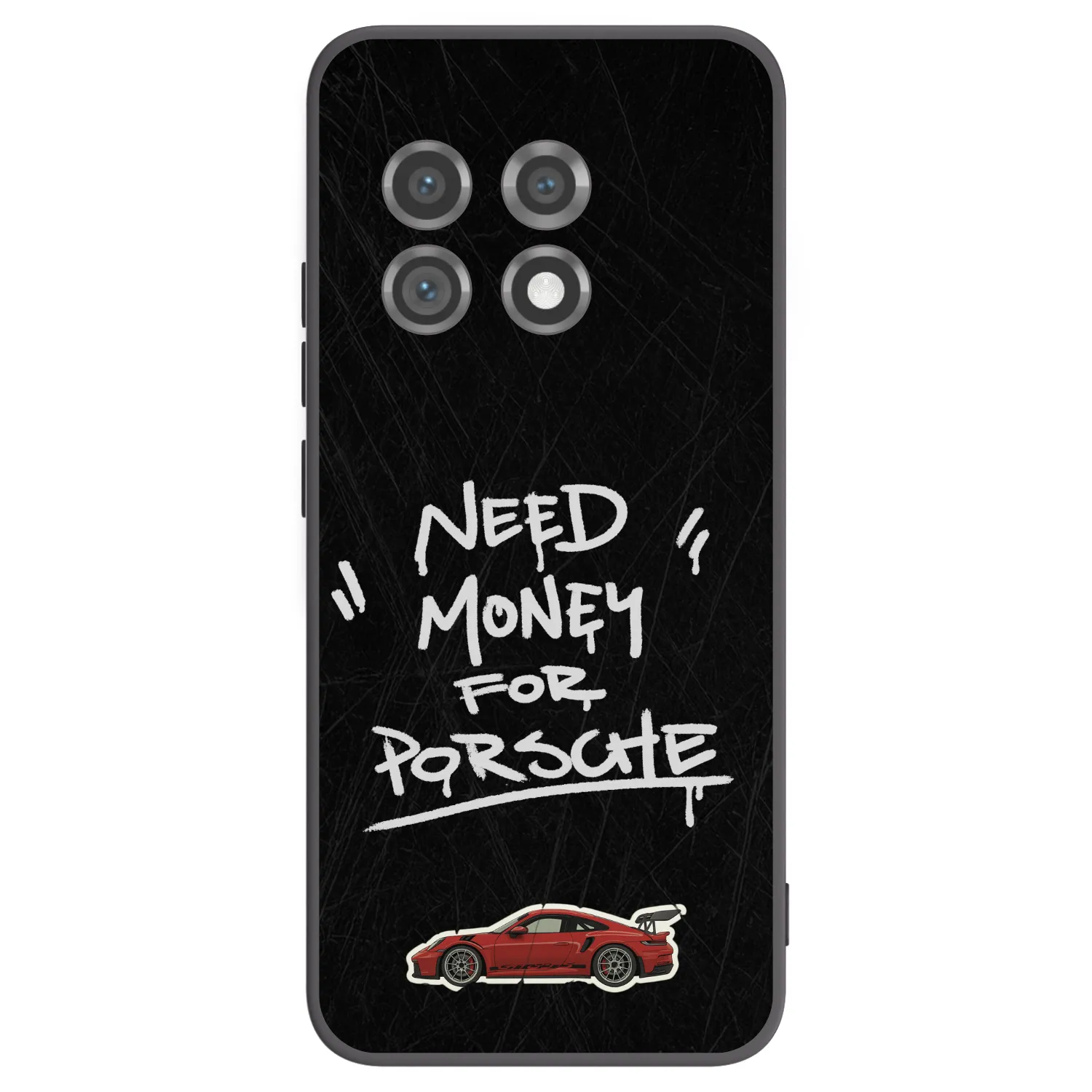 Picasee OnePlus 11 5G Hülle - Schwarzes Silikon - Dark Racer