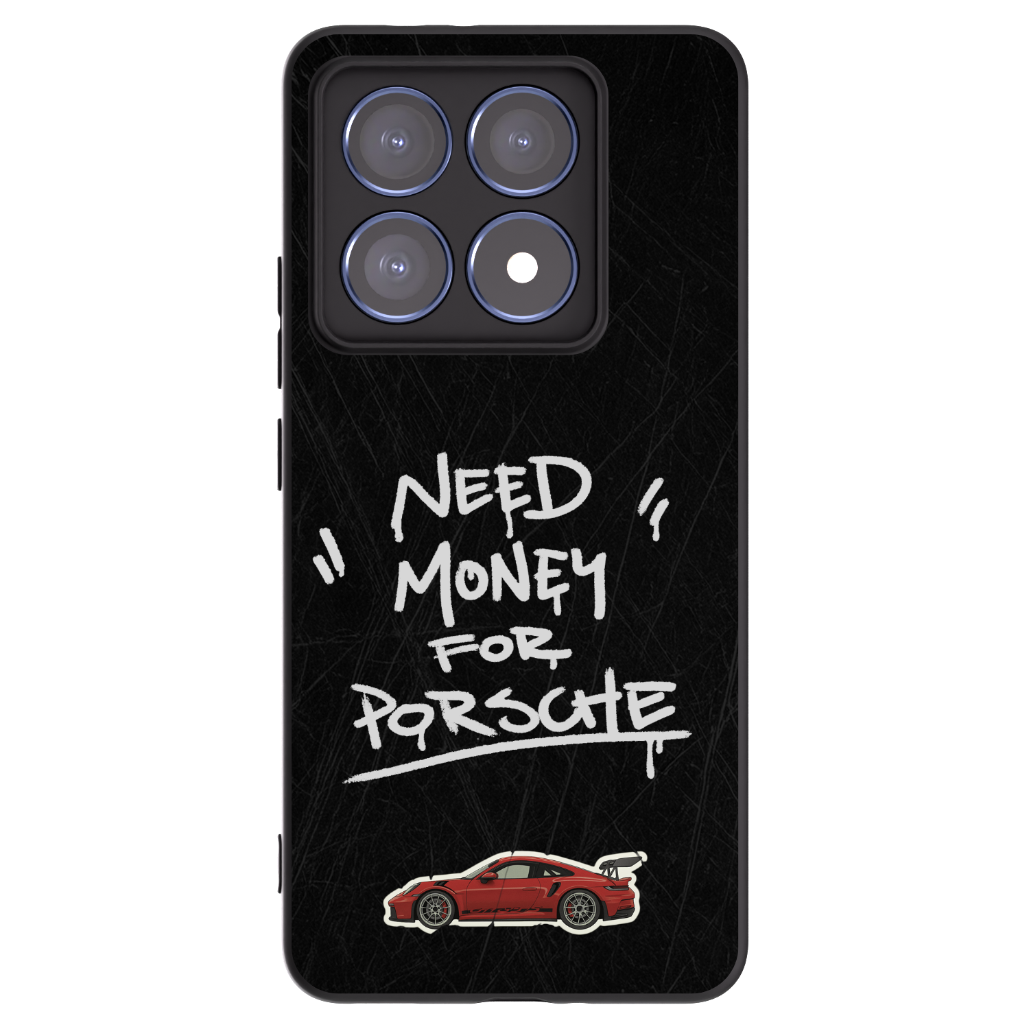 Picasee Xiaomi 14T Pro Hülle - Schwarzes Silikon - Dark Racer