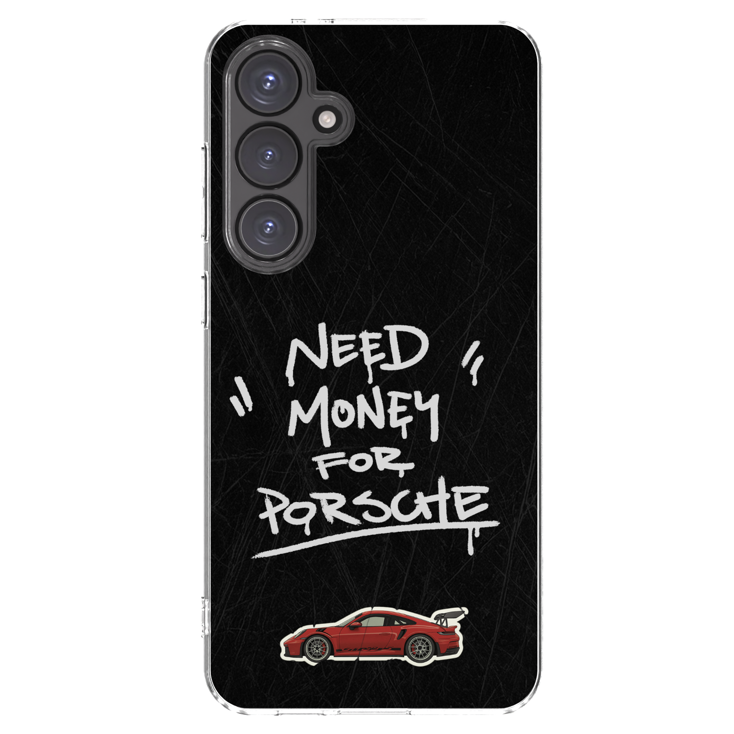 Picasee Samsung Galaxy S24 FE S721B Hülle - Transparentes Silikon - Dark Racer