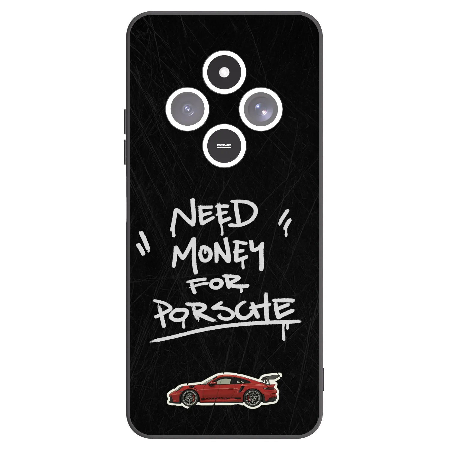 Picasee Xiaomi Redmi 14C Hülle - Schwarzes Silikon - Dark Racer