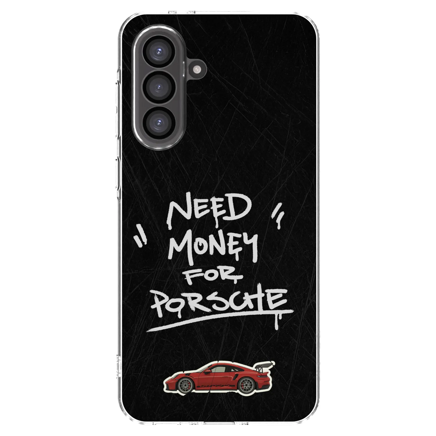 Picasee Samsung Galaxy A56 5G A566B Hülle - Transparentes Silikon - Dark Racer
