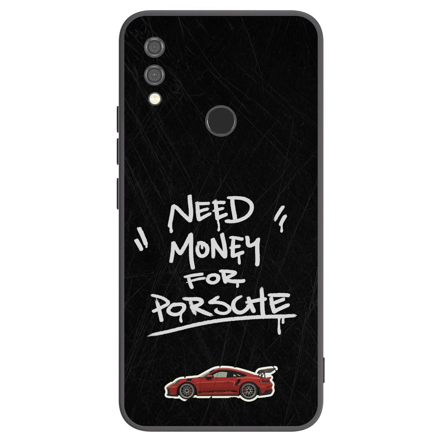 Picasee Xiaomi Redmi Note 7 Hülle - Schwarzes Silikon - Dark Racer