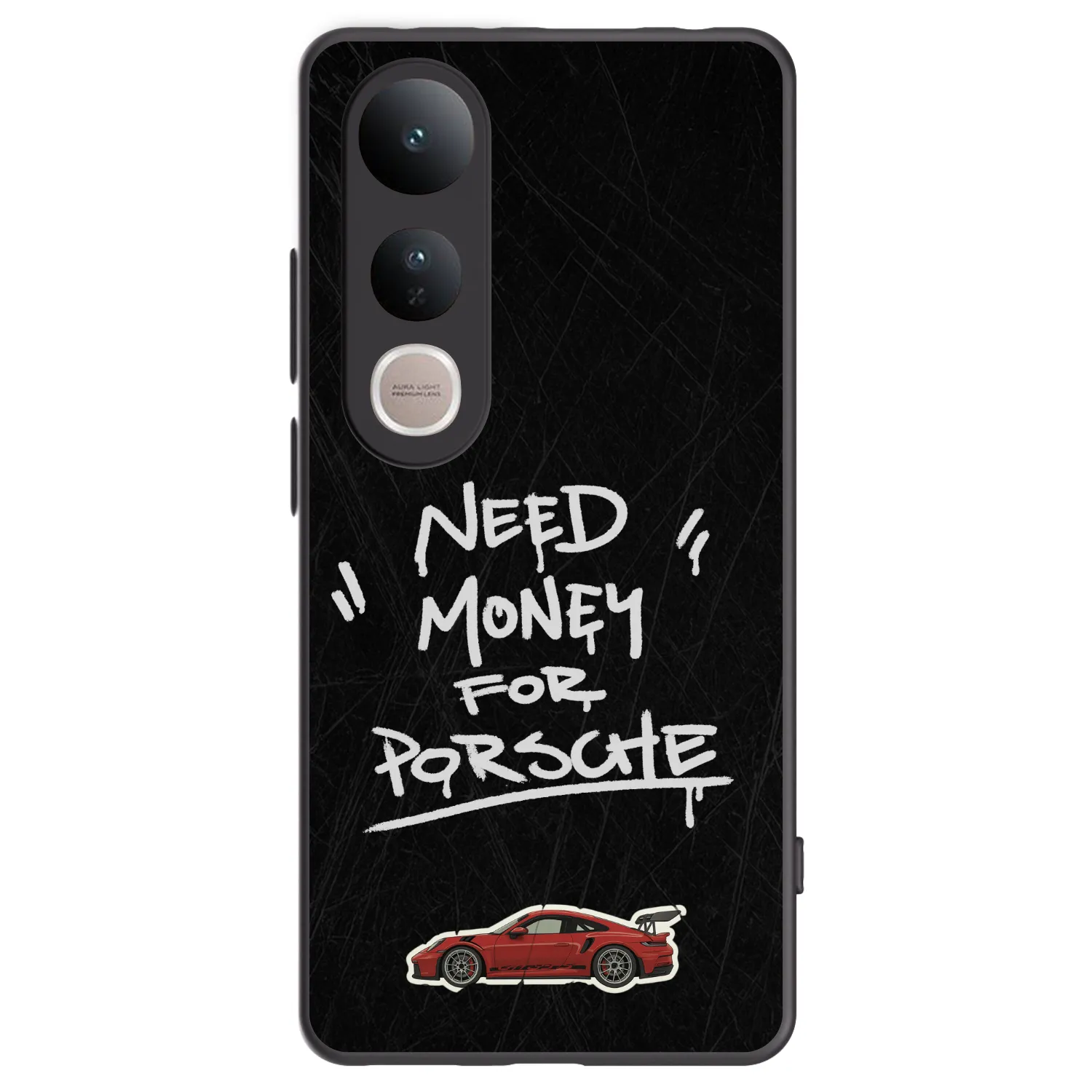 Picasee Vivo V50 Lite 5G Hülle - Schwarzes Silikon - Dark Racer