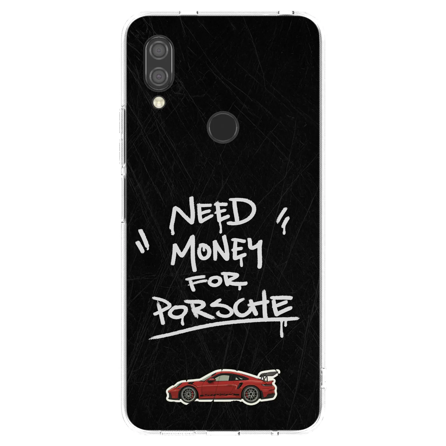 Picasee Xiaomi Redmi 7 Hülle - Transparentes Silikon - Dark Racer