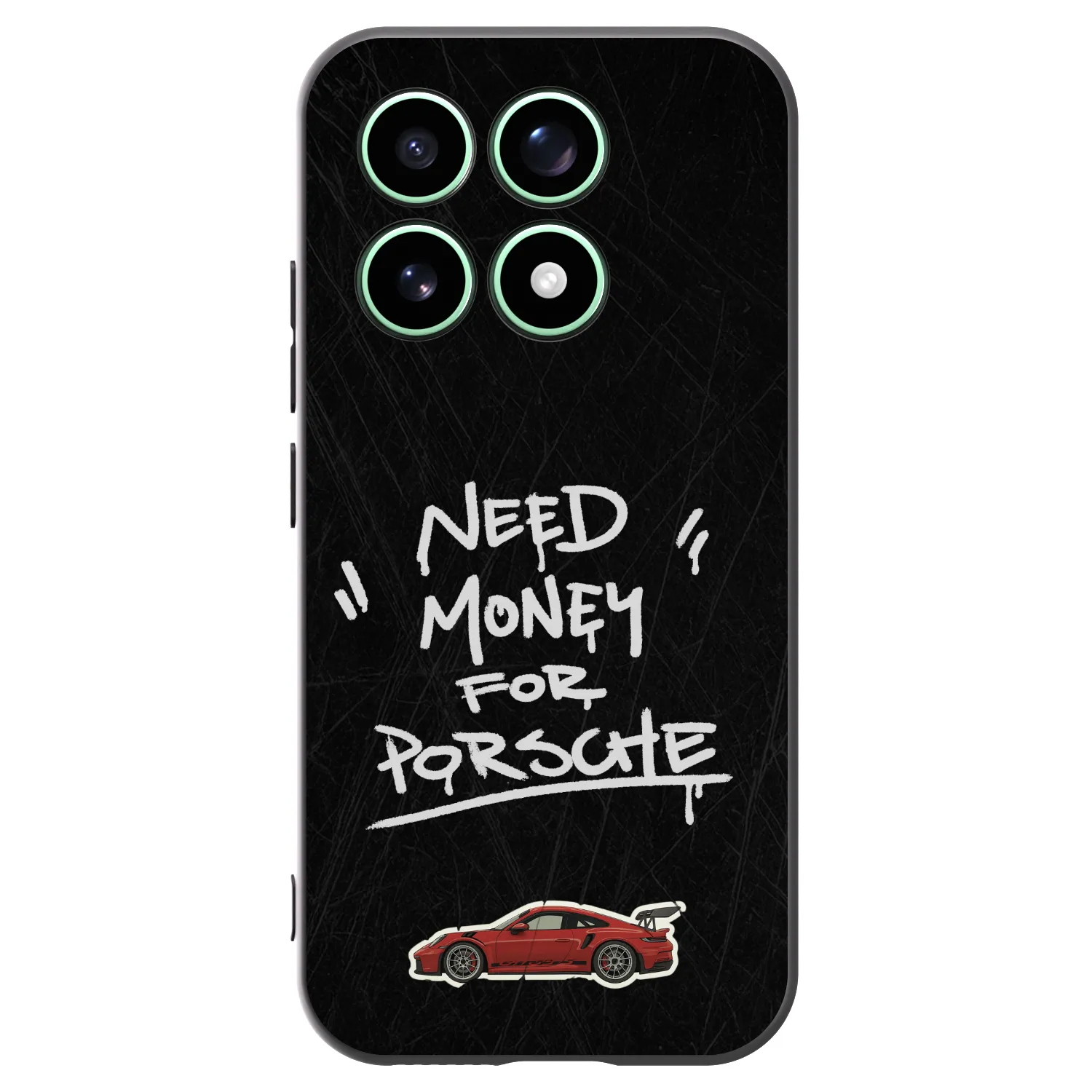 Picasee Xiaomi 17 Hülle - Schwarzes Silikon - Dark Racer