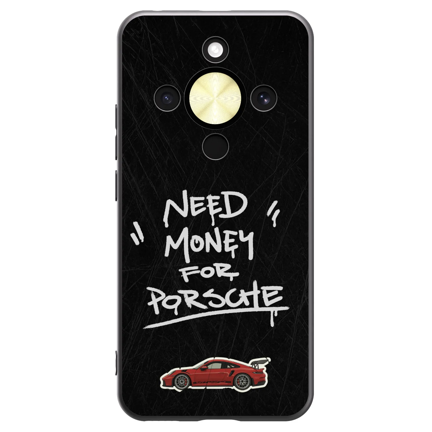 Picasee Honor Magic8 Lite 5G Hülle - Schwarzes Silikon - Dark Racer