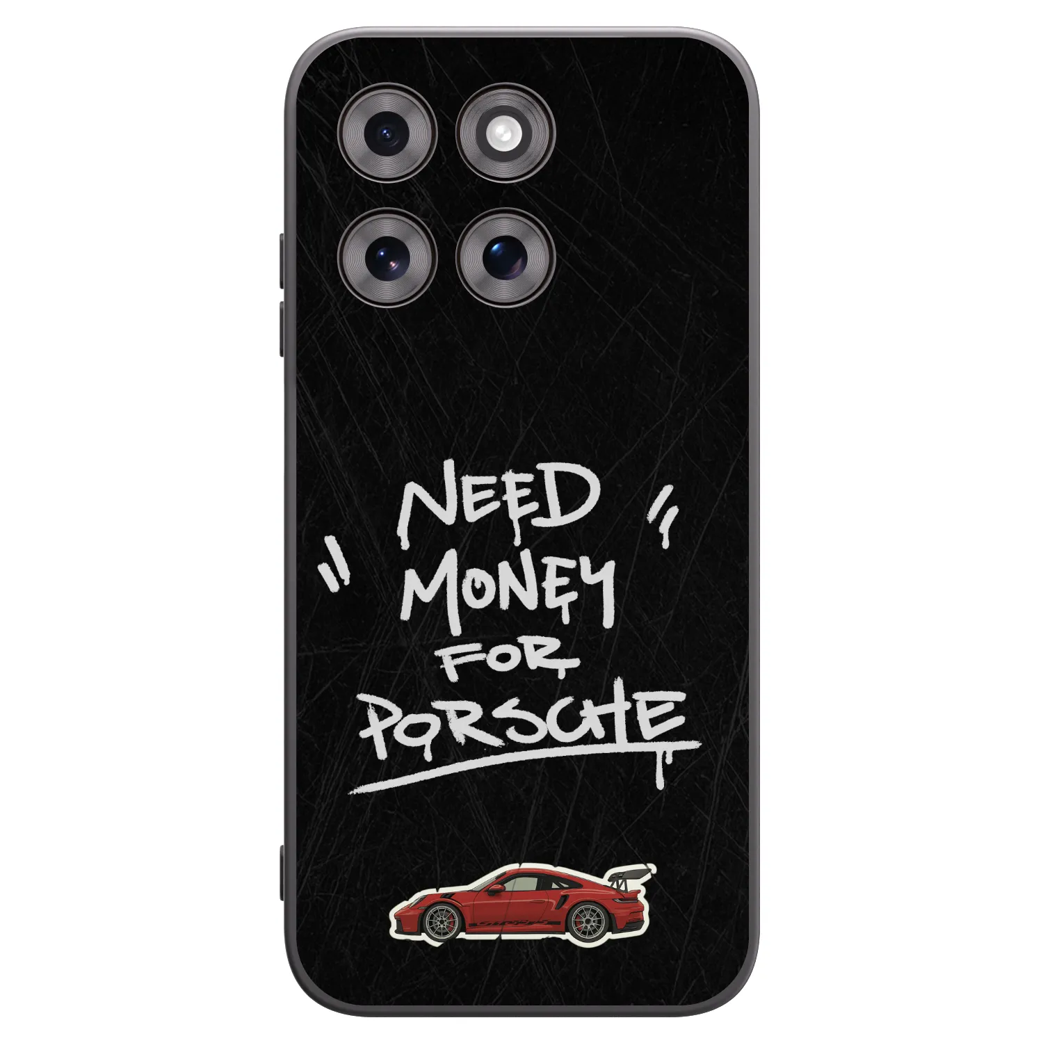 Picasee Motorola Moto G77 Hülle - Schwarzes Silikon - Dark Racer