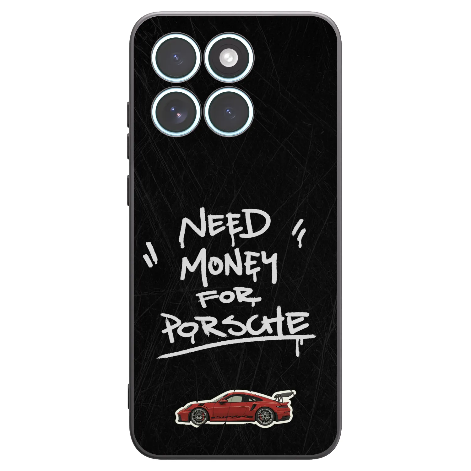 Picasee Motorola Edge 70 Fusion Hülle - Schwarzes Silikon - Dark Racer