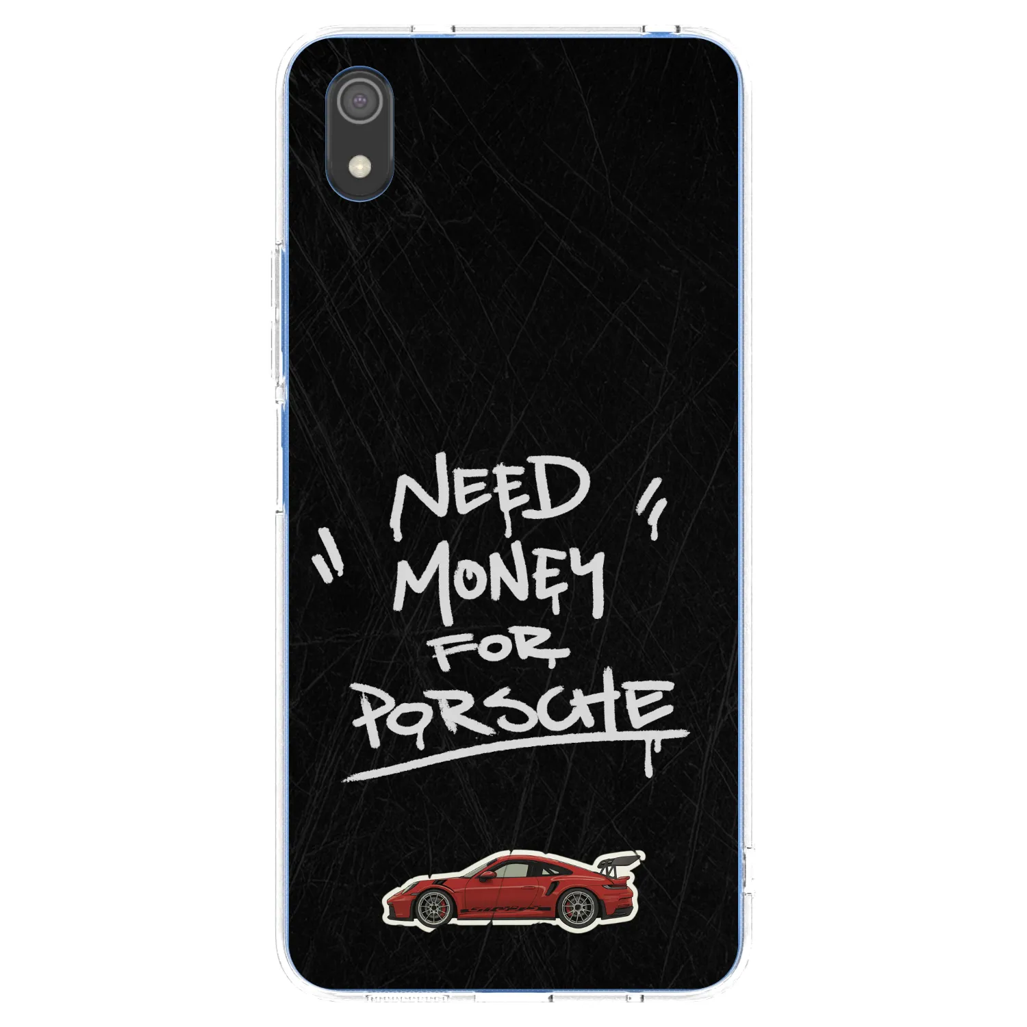 Picasee Xiaomi Redmi 7A Hülle - Transparentes Silikon - Dark Racer