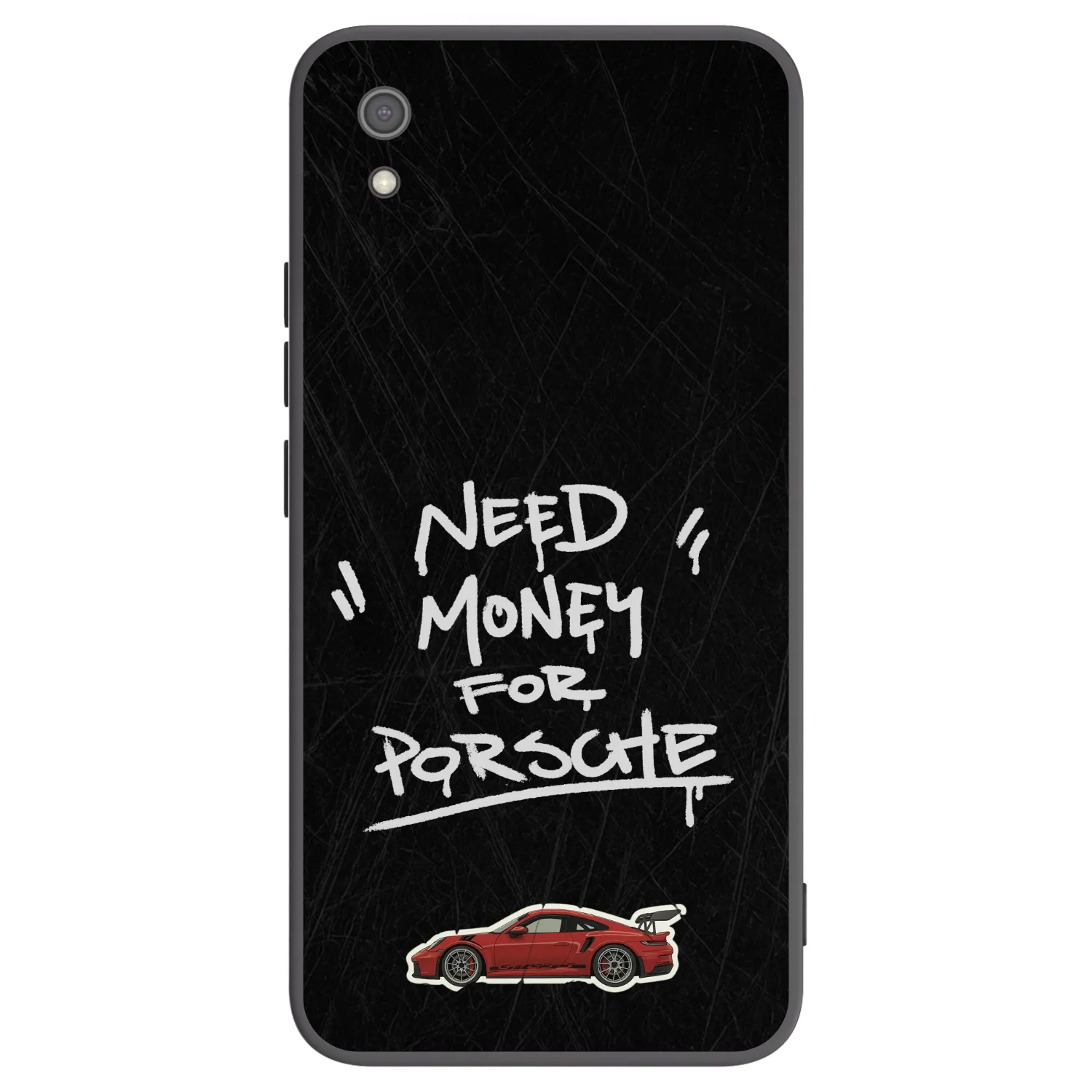 Picasee Xiaomi Redmi 7A Hülle - Schwarzes Silikon - Dark Racer