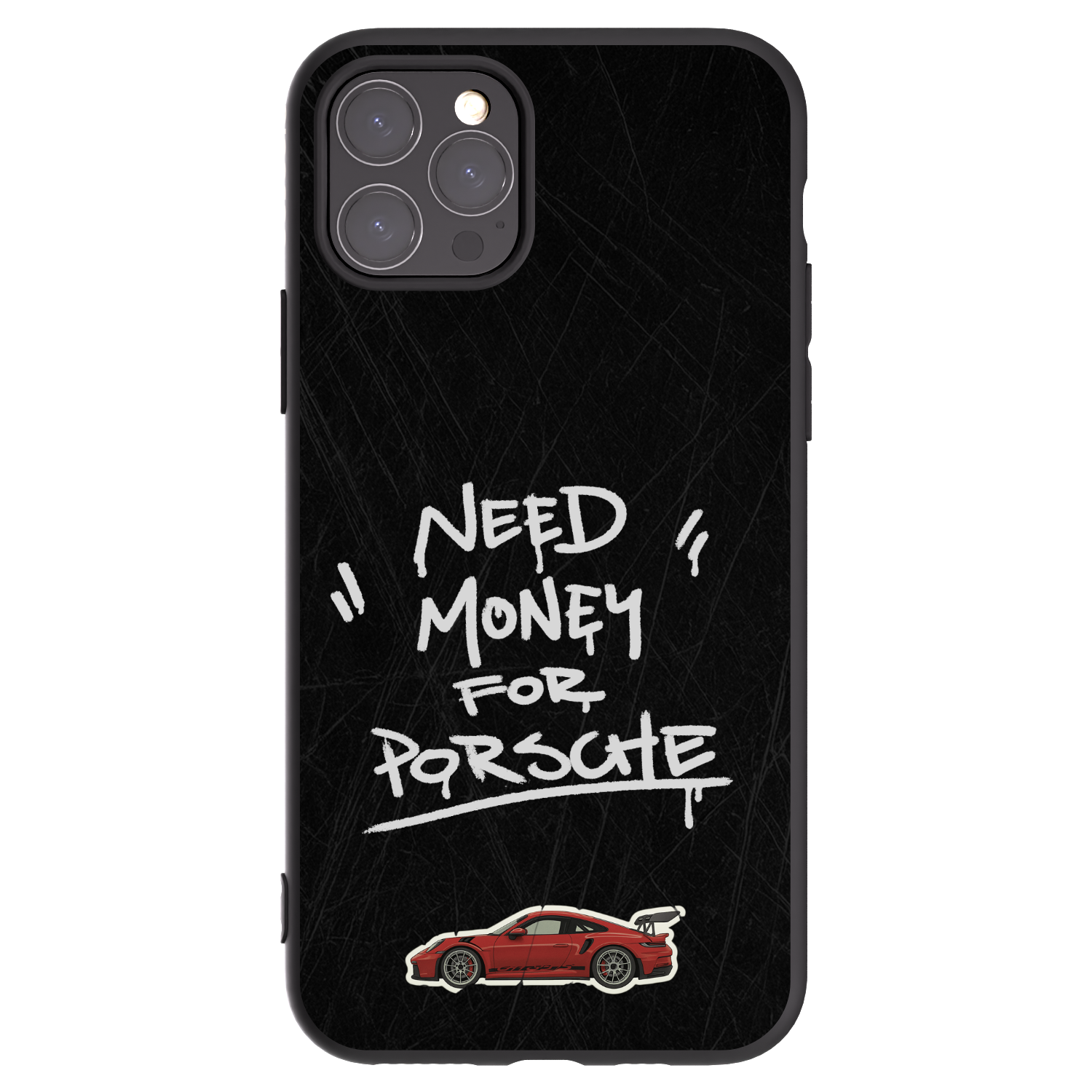 Picasee Apple iPhone 11 Pro Hülle - Schwarzes Silikon - Dark Racer