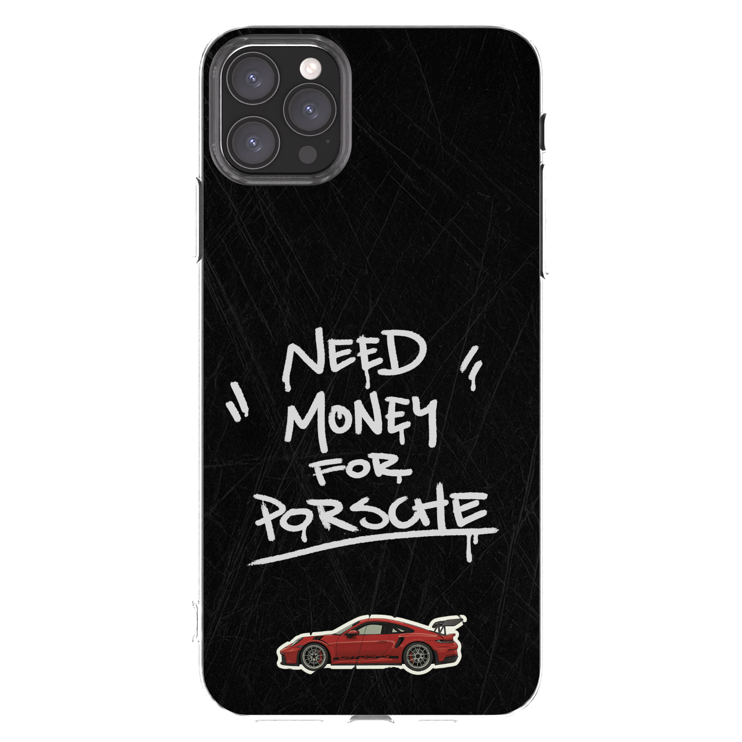 Picasee Apple iPhone 11 Pro Max Hülle - Transparentes Silikon - Dark Racer