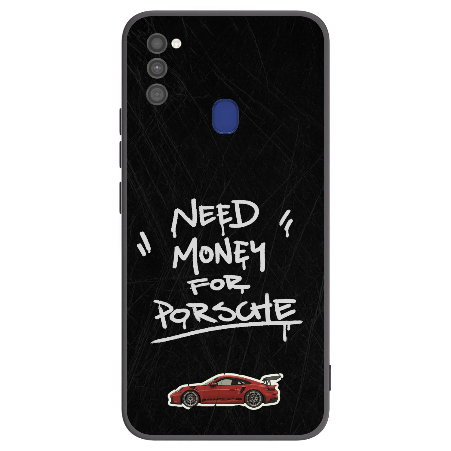 Picasee Samsung Galaxy M21 M215F Hülle - Schwarzes Silikon - Dark Racer