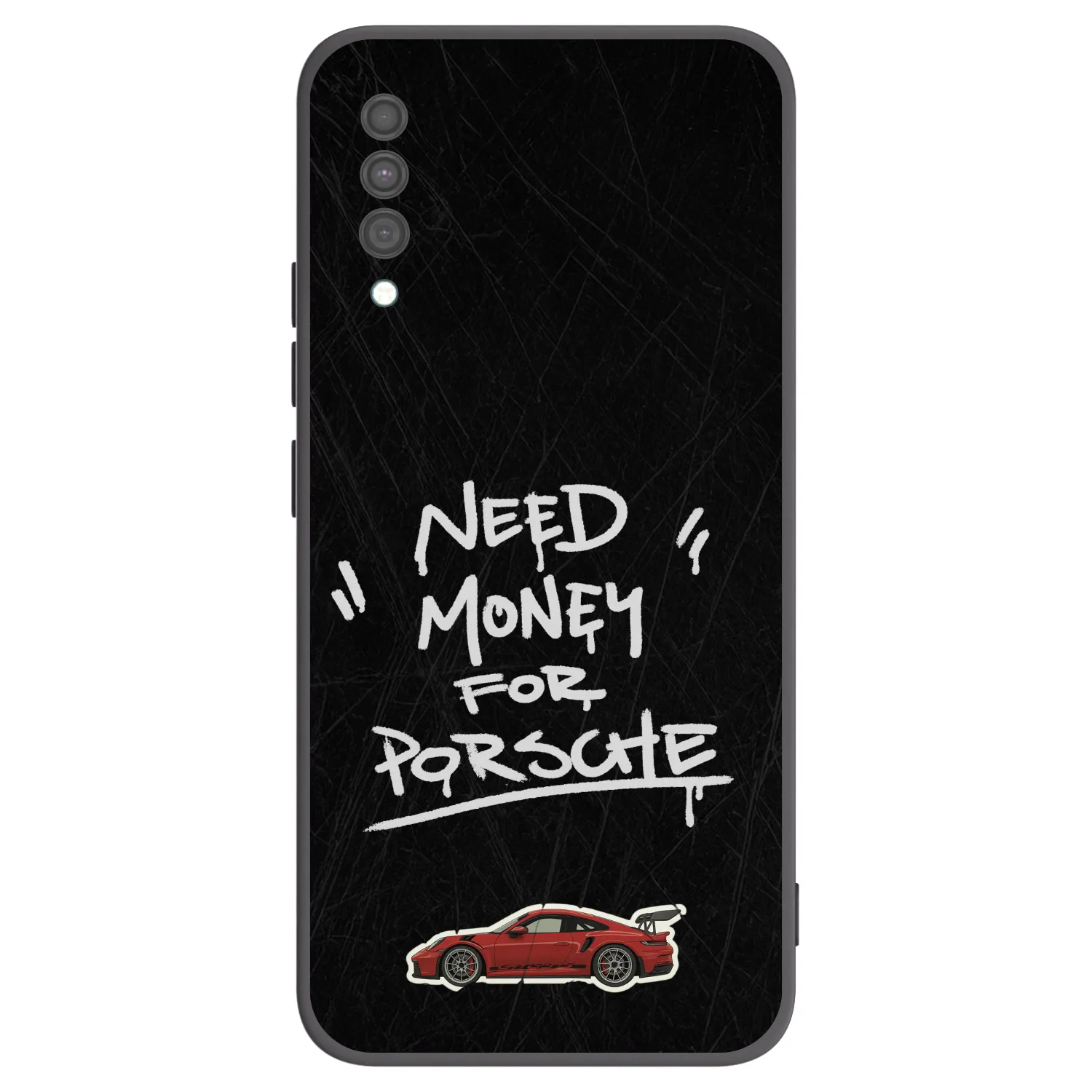 Picasee Samsung Galaxy A30s A307F Hülle - Schwarzes Silikon - Dark Racer