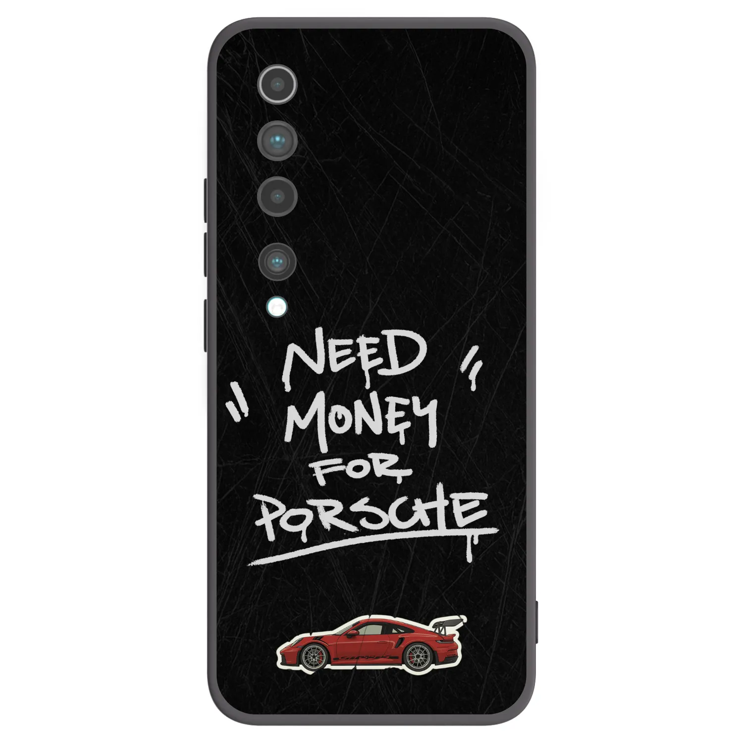 Picasee Xiaomi Mi 10 Hülle - Schwarzes Silikon - Dark Racer