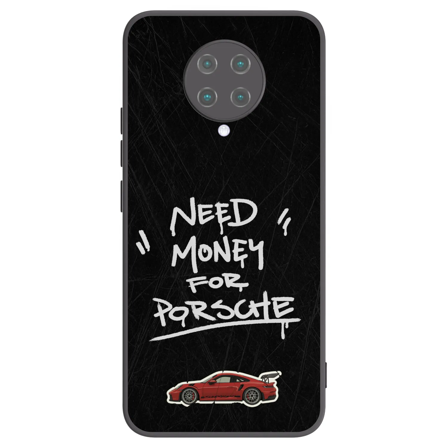 Picasee Xiaomi Poco F2 Pro Hülle - Schwarzes Silikon - Dark Racer