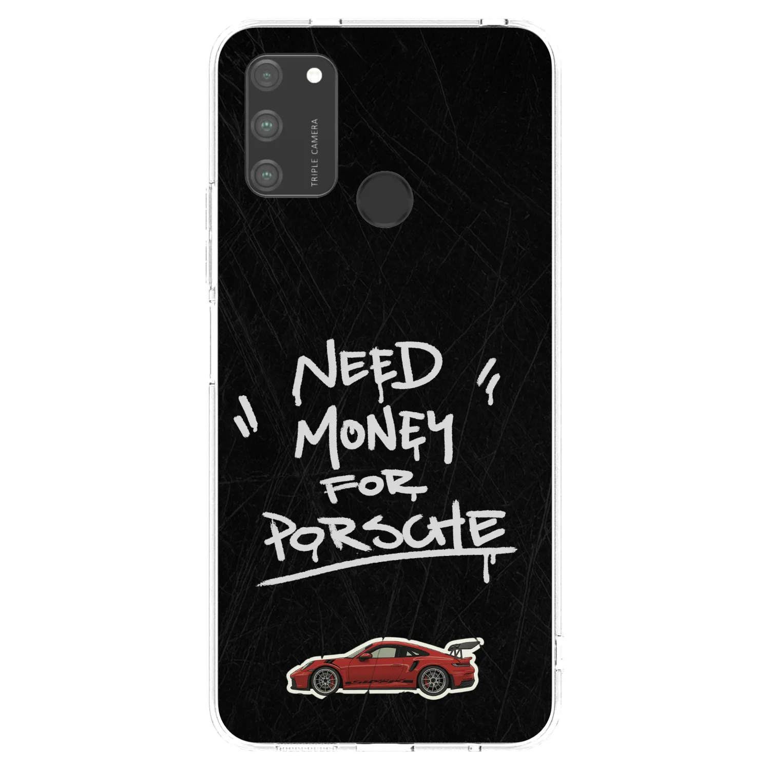 Picasee Honor 9A Hülle - Transparentes Silikon - Dark Racer