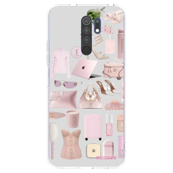 Picasee Xiaomi Redmi 9 Hülle - Transparentes Silikon - Glam Babe