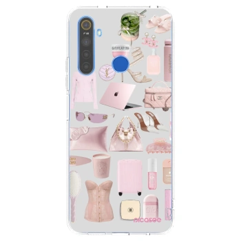 Picasee Realme 5 Hülle - Transparentes Silikon - Glam Babe