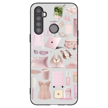 Picasee Realme 5 Hülle - Schwarzes Silikon - Glam Babe