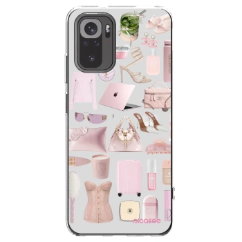 Picasee Xiaomi Redmi Note 10 Hülle - Transparentes Silikon - Glam Babe
