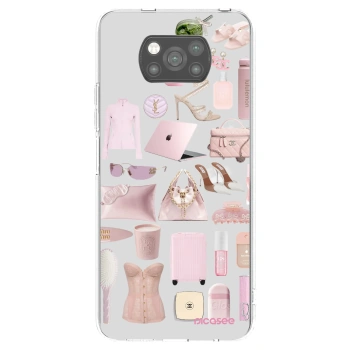 Picasee Xiaomi Poco X3 Pro Hülle - Schwarzes Silikon - Glam Babe
