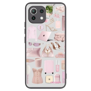 Picasee Xiaomi Mi 11 Lite Hülle - Schwarzes Silikon - Glam Babe