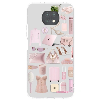Picasee Xiaomi Redmi Note 9T Hülle - Transparentes Silikon - Glam Babe
