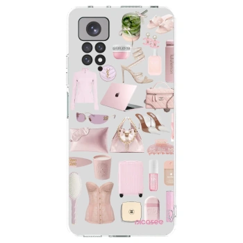 Picasee Xiaomi Redmi Note 11S 4G Hülle - Transparentes Silikon - Glam Babe