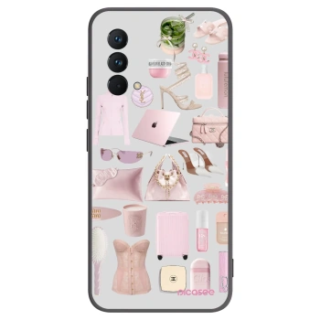 Picasee Realme GT Master Edition 5G Hülle - Schwarzes Silikon - Glam Babe