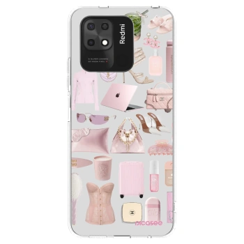 Picasee Xiaomi Redmi 10C Hülle - Transparentes Silikon - Glam Babe