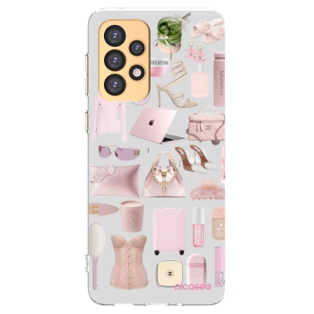 Picasee Samsung Galaxy A33 5G A336 Hülle - Transparentes Silikon - Glam Babe