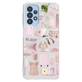 Picasee Samsung Galaxy A23 A235F 4G Hülle - Transparentes Silikon - Glam Babe