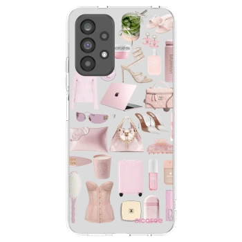 Picasee Samsung Galaxy A73 5G Hülle - Transparentes Silikon - Glam Babe